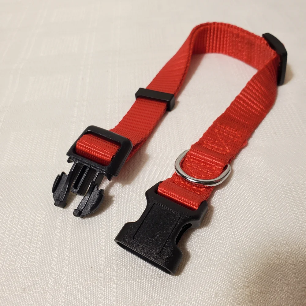 Dog Collars & Accessories Colorful Pet Bundle Red Collar Waste Bag Pet 4pc Set
